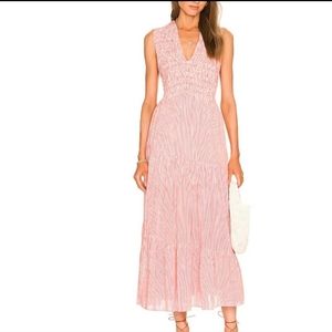 Nwt!Free People juno maxi dress guava combo